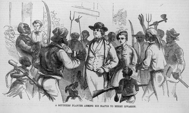 A Southern Planter Arming His Slaves to Resist Invasion | Teaching ...