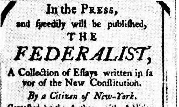 the federalist papers on democracy