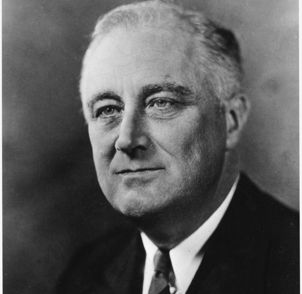 Digital Download Vintage Portrait Franklin D Roosevelt USA