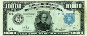 A stack of $1000 bills Sixty-Seven Miles High
