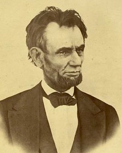 Last portrait photo taken of Lincoln