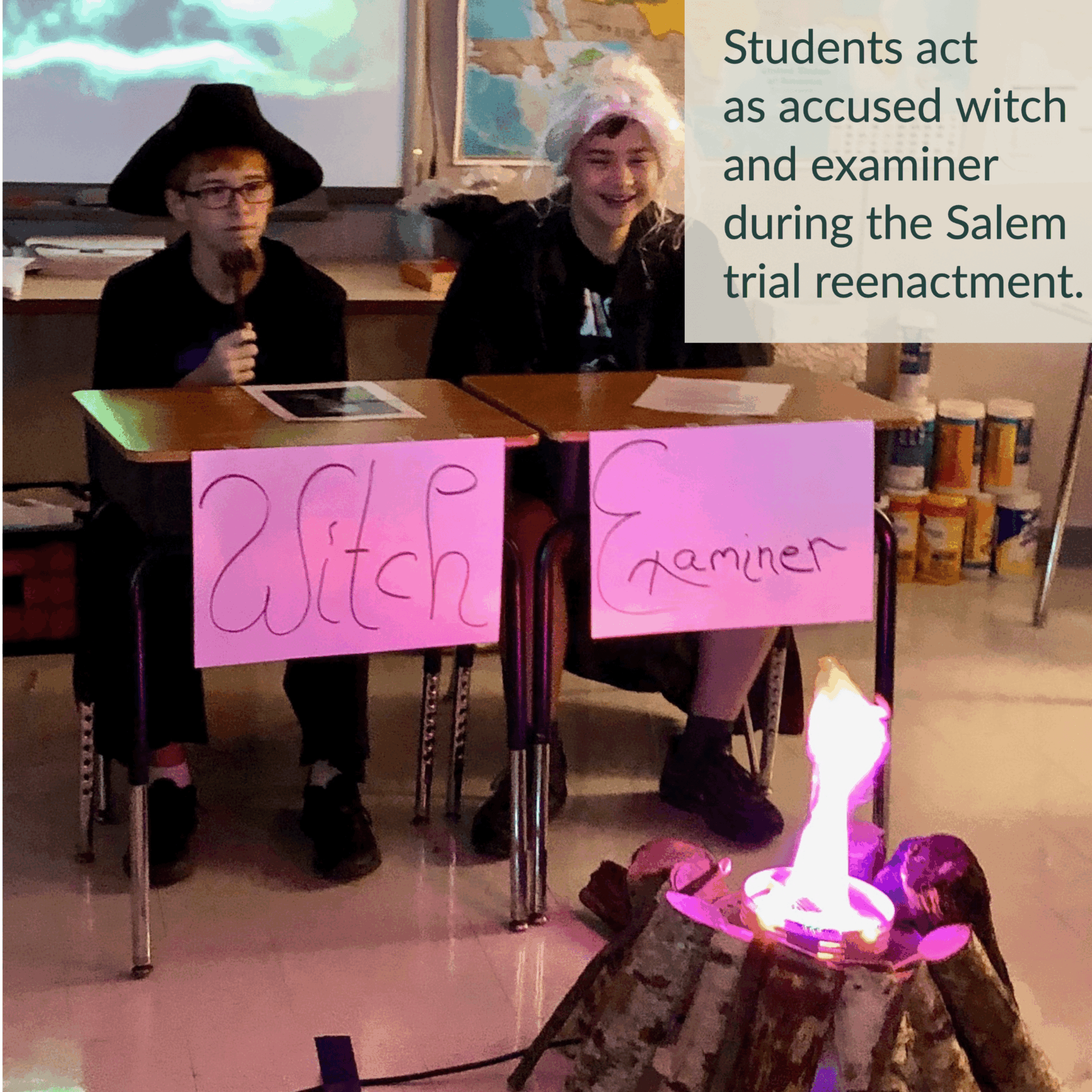 Historical reenactments give students three-dimensional experience of history.