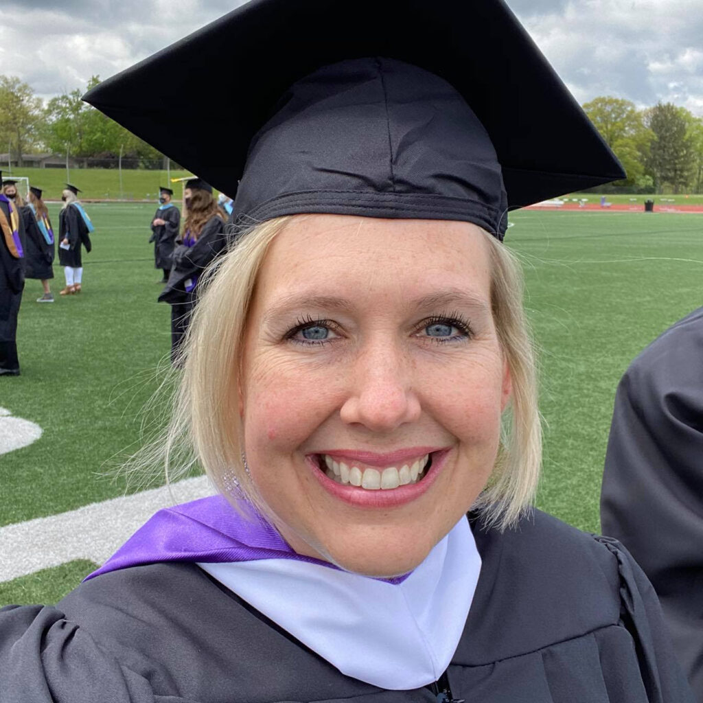 Jamie Karaffa, 2021 Master of Arts in American History and Government grad and Milken Award Winner