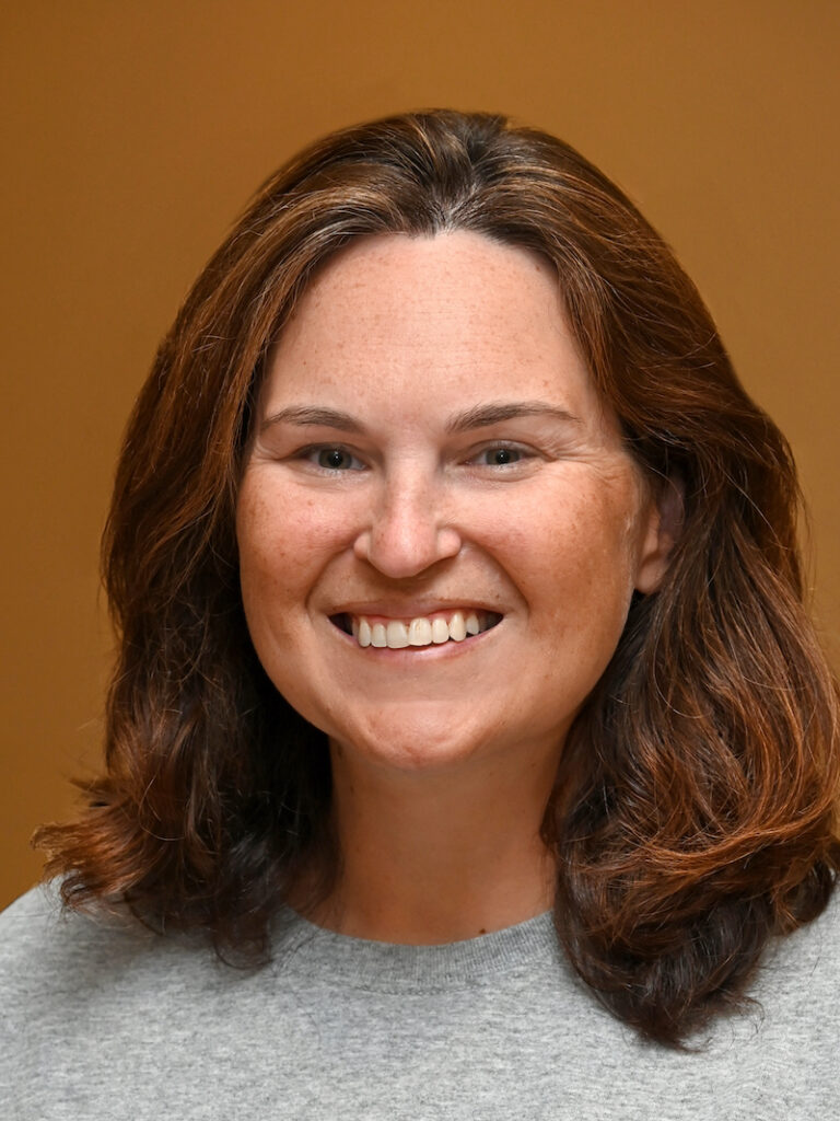 Amanda Peters helps students form habits of civil conversation.